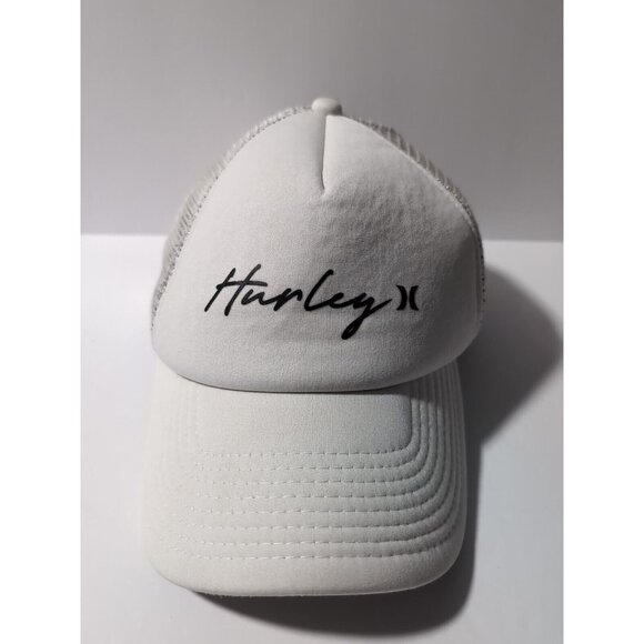 Hurley ICON Trucker Snapback White Cap - Picture 1 of 9